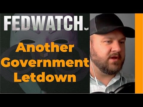 Bitcoin Following Another Government Letdown