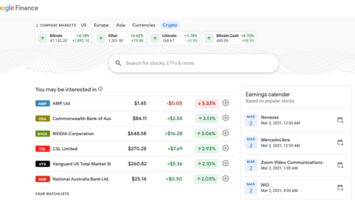 Google Finance introduces brand new cryptocurrency tab