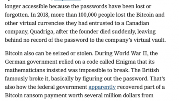 Yet Another Reminder That Many Bitcoin Critics Are Subpar