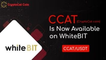 CryptoCat Token (CCAT) Listed on Crypto Exchange Whitebit