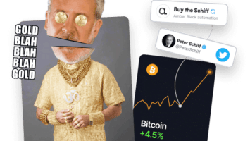 This App Lets You Buy Bitcoin Whenever Peter Schiff Tweets