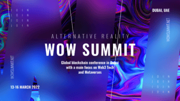WOW Summit Dubai – NFT & Digital art festival and exhibition – ALTERNATIVE REALITY