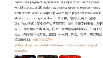 China’s Winter Olympic Digital Yuan Gets Frosty Reception from Some ‘Foreigners’