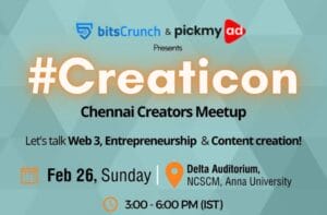 Playback Singer Pradeep Kumar Will Be a Part of CREATICON – Creators meetup in Chennai