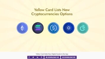Yellow Card Adds New Digital Assets to the App
