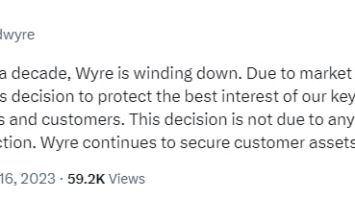 Wyre platform closes |  CryptoNewsHerald.com