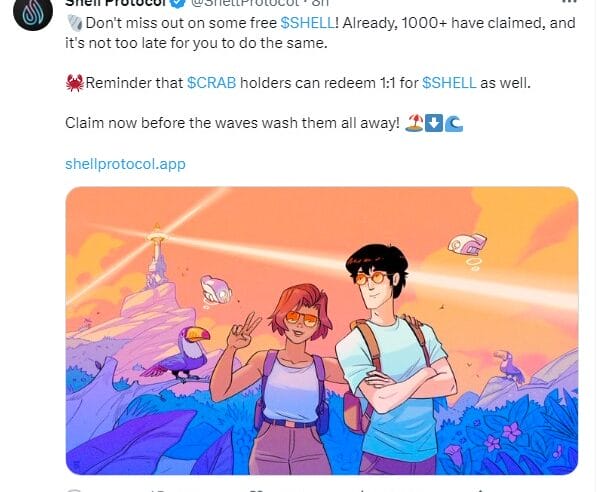 Bad Actors Exploit Shell Protocol and PleasrDAO Twitter Accounts