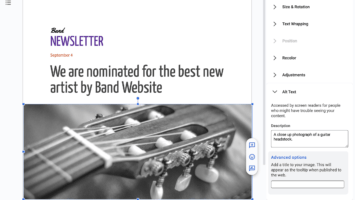 A Google Workspace update makes alt text easier to add