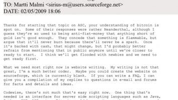 The New Satoshi Emails: 120 Pages Detailing Work on Bitcoin
