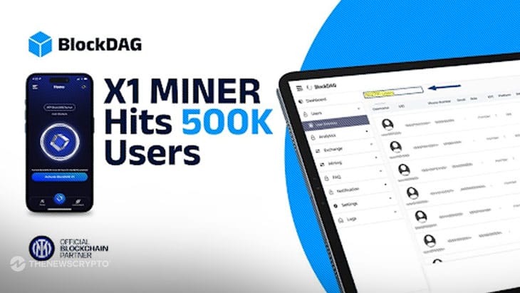 500K+ Miners Join BlockDAG’s X1 App While ADA & TRX Show Bullish Signs for 2025!