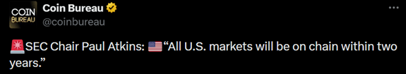 Did the SEC Chair Just Admit That Tokenization is Inevitable?