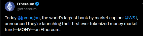 JPMorgan Just Confirmed My Tokenization Thesis
