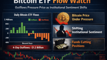 Bitcoin ETF Flow Watch: Outflows Pressure Price as Institutional Sentiment Shifts