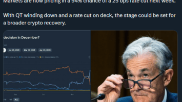 Bitcoin Trendline Break Signals New Rally Amid 94% Rate Cut Odds