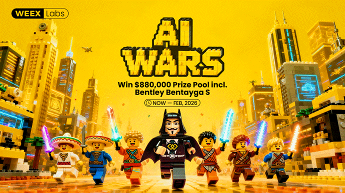 WEEX Launches Global AI Trading Hackathon With 0,000 Prize Pool Including a Bentley for Champion, Registration Gaining Strong Momentum