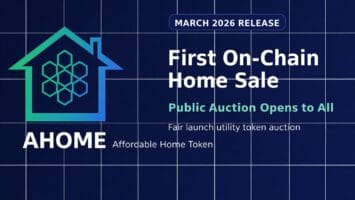 Alabama Licensed Builder Brings Physical Home Sale Directly to Ethereum Blockchain